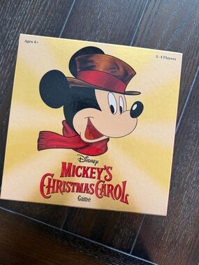 Disney Mickey’s Christmas Carol Game - Yellow & Red Artwork